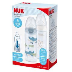 Nuk Temp Control Bottle Set 6-18m 300mL