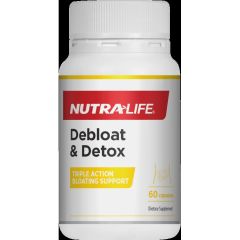 Nutra-Life Debloat & Detox 60 Capsules