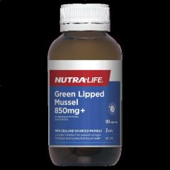 Nutra-Life Green Lipped Mussel 850mg + 90C