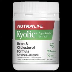 Nutra-Life Kyolic Aged Garlic Extract Heart & Cholesterol Formula 120C