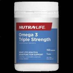 Nutra-Life Omega 3 Triple Strength 150 Capsules