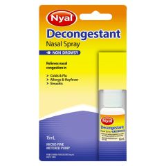 Nyal Decongestant Nasal Spray, Non Drowsy 15mL