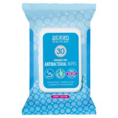 Ocean Healthcare Antibacterial Wipes 30 Pack