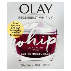 Olay Regenerist Whips Uv Active Moisturiser SPF 30 50g