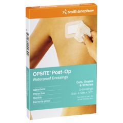 Opsite Post-Op Dressings 6.5cmx5cm 5 Pack