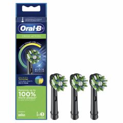 Oral-B Crossaction Black Replacement Brush Heads 3 Count