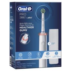 Oral-B Pro 3000 White Electric Toothbrush 1 Ea