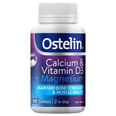 Ostelin Calicium & Vitamin D3 + Magnesium 100 Tablets