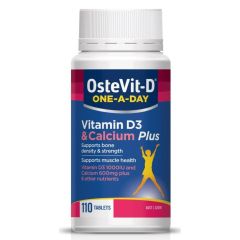 Ostevit-D One-A-Day Vitamind3 & Calcium Plus Tablets 110S