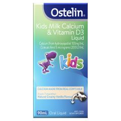 Ostelin Kids Milk Calcium & Vitamin D3 Liquid 90mL