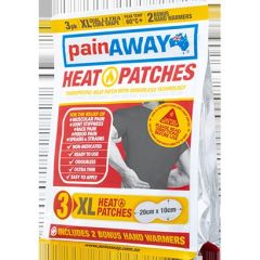 Pain Away Heat Patches XL 3Pk