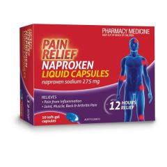 Pain Relief Naproxen Liquidcaps 10Pk
