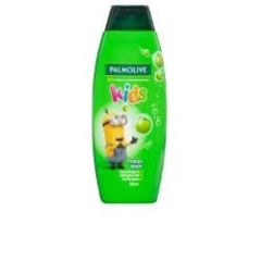 Palmolive Kids 3 In 1 Hair Shampoo, Conditioner & Body Wash 350Ml, Minions Happy Apple, Hypoallergenic, Detangles Hair, No Parabens