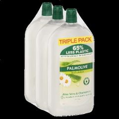 Palmolive Liquid Soap Aloe Refill Triple Pack 1 Litre