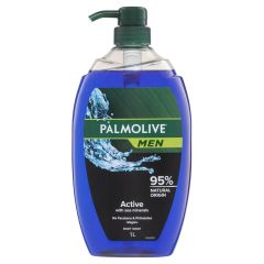 Palmolive Men Act Nat Body Wash 1L