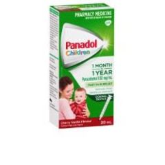 Panadol Children 1 Month To 1 Year Cherry Vanilla Flavour 20 Ml (Paracetamol)