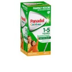 Panadol Children 1-5 Years Orange Flavour 100mL (Paracetamol)