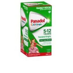 Panadol Children 5-12 Years Strawberry Flavour 200 Ml (Paracetamol)