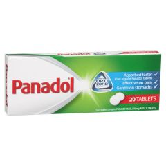 Panadol Optizorb 500mg 20 Tablets (Paracetamol)