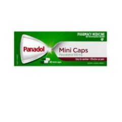 Panadol Paracetamol 500mg Mini Caps 48 Caplets