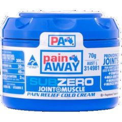 Pain Away Sub Zero Pain Relief Cream 70g