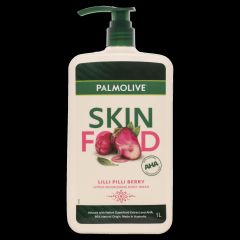 Palmlive Skin Food Body Wash 1L, Lilli Pilli Berry, Hyper Nourishing