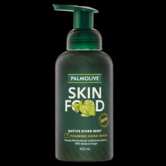 Palmolive Skin Food Foaming Hand Wash, 400Ml, Native River Mint