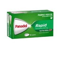 Panadol Rapid Paracetamol 500mg 80 Caplets