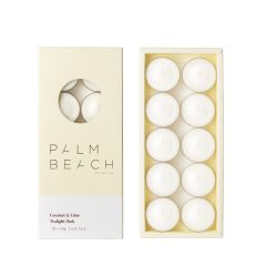 Palm Beach Collection Tealight Pack Coconut & Lime