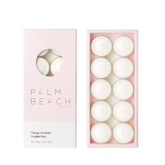 Palm Beach Collection Tealight Pack Vintage Gardenia 