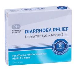 Ph Diarrhoea Relief 2mg 8 Capsules