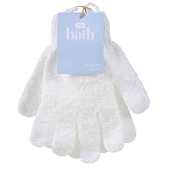 Ph Exfoliating Gloves White