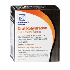 Ph Oral Hydration 10 Sachets 4.9g (Sodium Chloride, Sodium Acid C)