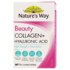 Nature's Way Beauty Collagen + Hyaluronic Acid 60 Tablets