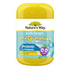 Nature's Way Kids Smart Vita Gummies Probiotic + Prebiotic 50 Gummies