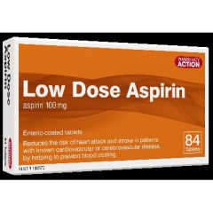 Pharmacy Action Asprin Tab 84