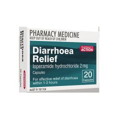 Pharmacy Action Diarr Rel Caps 20 (Loperamide)