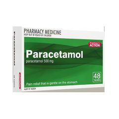 Pharmacy Action Paracetamol Tab 48