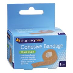 Pharmacy Care Cohesive Bandage 25mmx4.5m