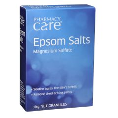 Pharmacy Care Epsom Salts 1kg