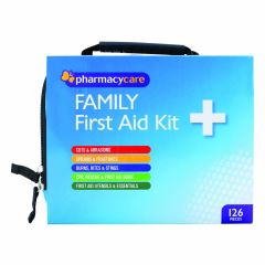 Pharmacy Care First Aid Kit Family 126 Pcs