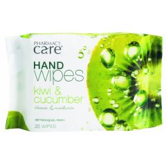 Pharmacy Care Hand Wipes Kiwi & Cucumber 25 Pack