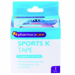Pharmacy Care K Tape 50mmx5m Tan