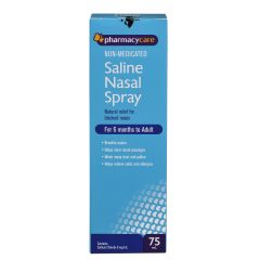 Pharmacy Care Saline Nasal Spray 75mL