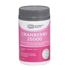 Pharmacy Health Cranberry 25000mg 120 Capsules