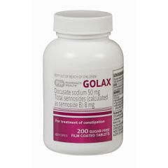 Pharmacy Health Golax 200 Tablets (Docusate)