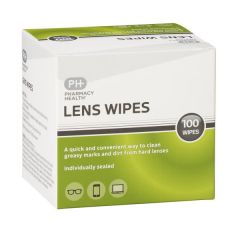 Pharmacy Health Lens Wipes 100