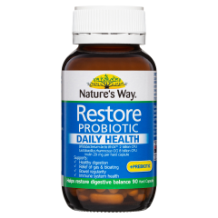 Nature's Way Restore Probiotic Daily Health 90 Capsules