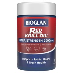 Bioglan Red Krill Oil Ultra Strength 2000mg 30s