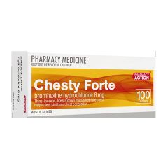 Pharmacy Action Chesty Forte Tab 100